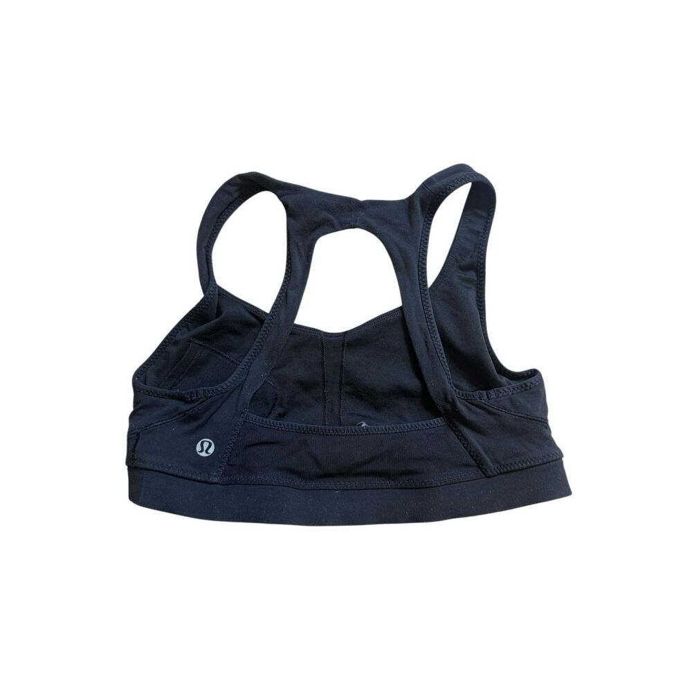 Lululemon Black Running Sports Bra 8
